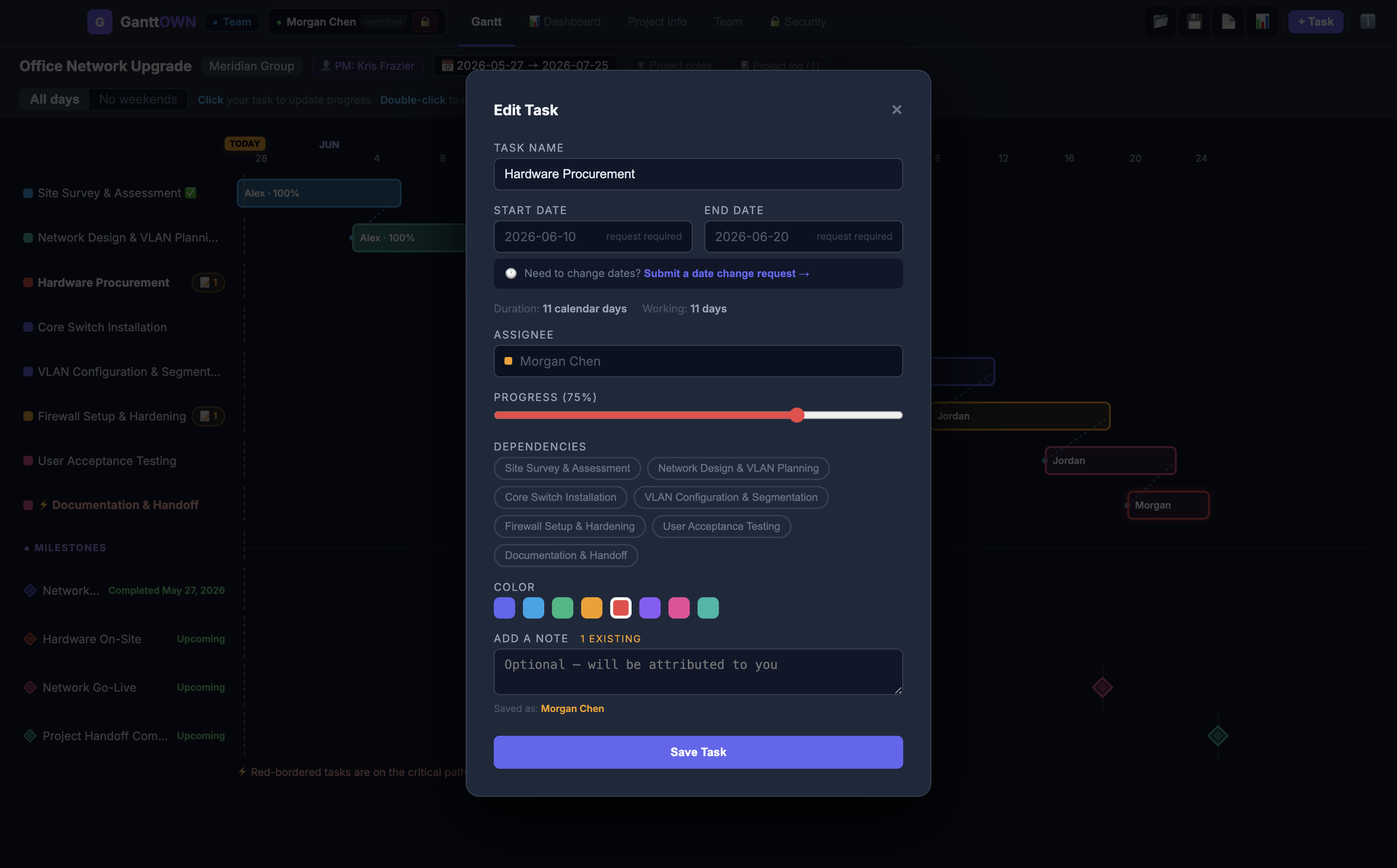 Task creation